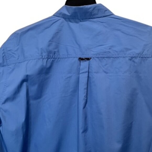 NEW Wrangler Work Shirt Blue Long Sleeve Quick Dry Mens Size 3XL - Picture 4 of 12